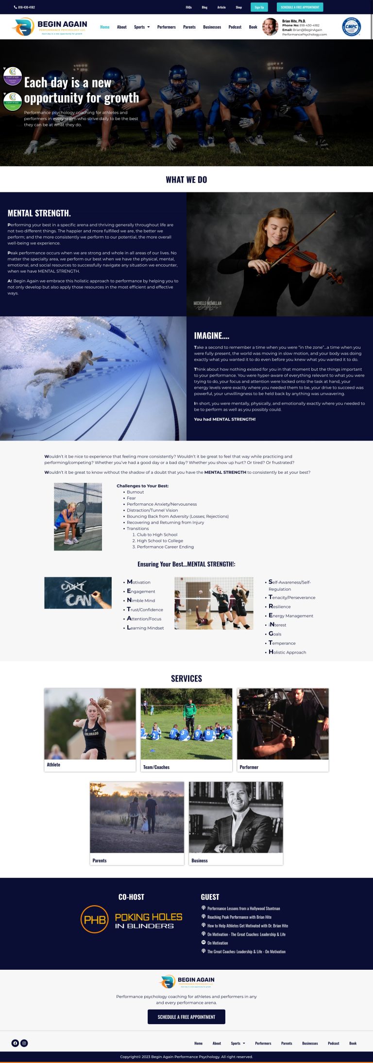 personal trainer web services