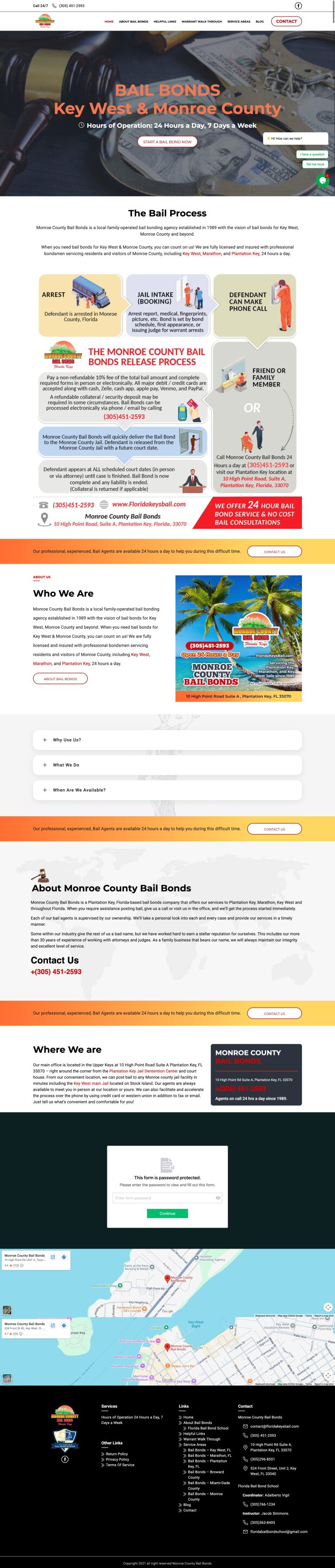 bail bond web services