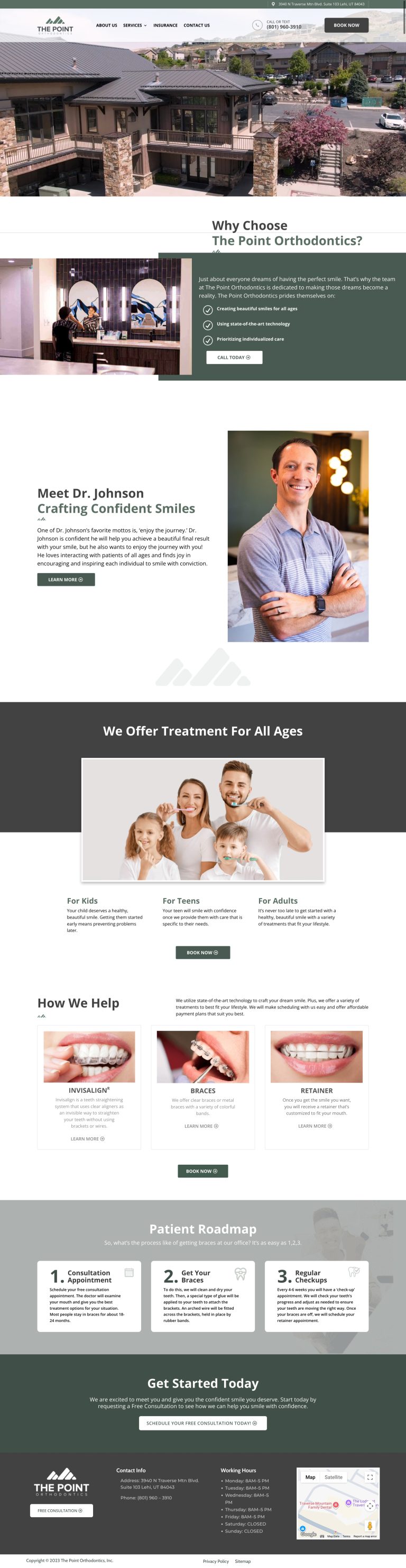 dental website development services