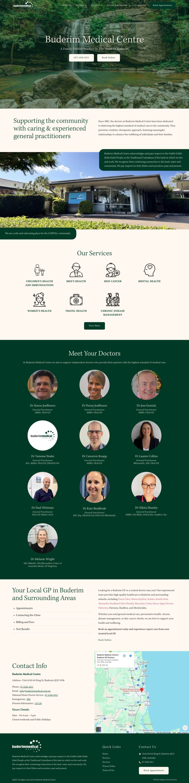 medical and health web development services
