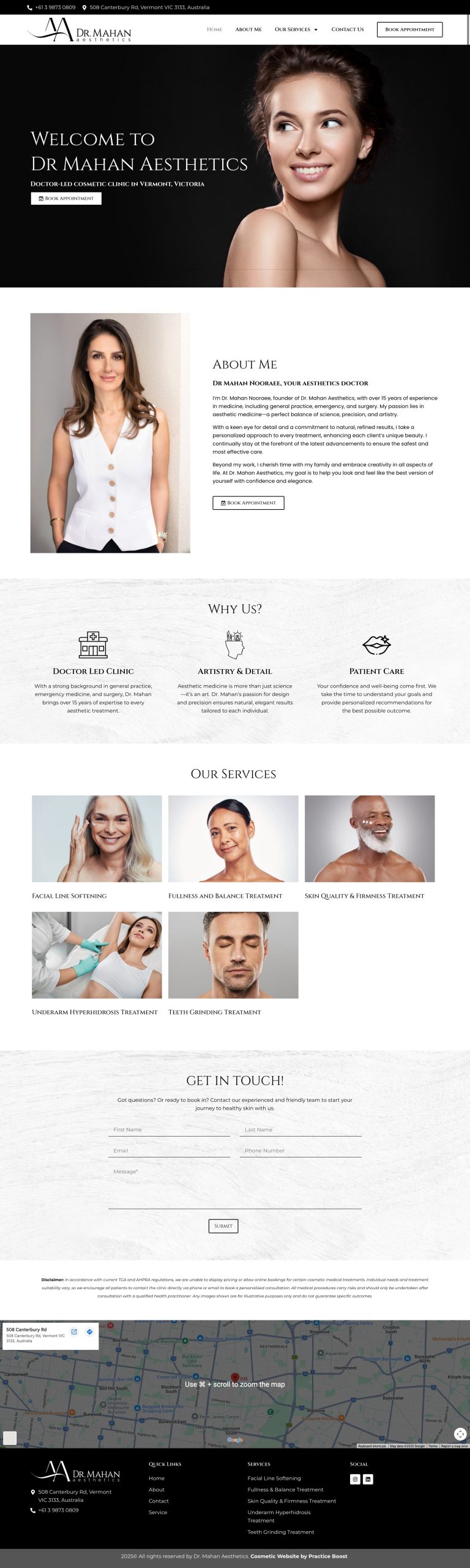 doctor site web development services